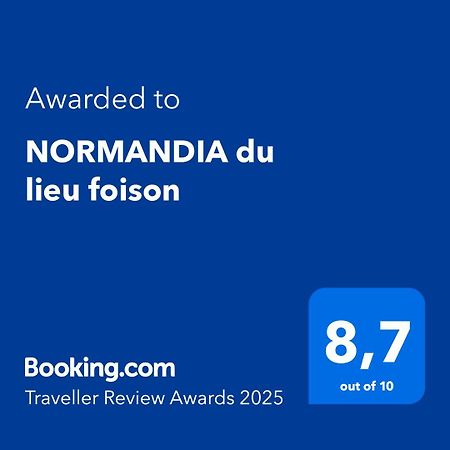 Normandia Du Lieu Foison Villa Nonant Екстериор снимка